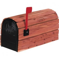 Cedar-Wrapped Mailbox- Standard Thickness Cedar Slats